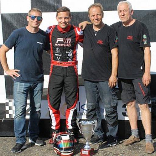 Podium für Max Fleischmann 