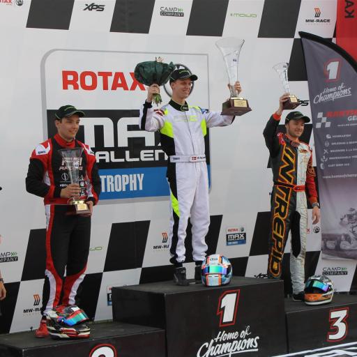 Podium bei Rotax Max Euro Trophy in Genk